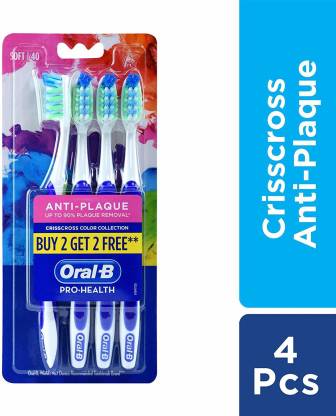 Oral B Anti Plaque Buy 2 Get 2 Free Pack